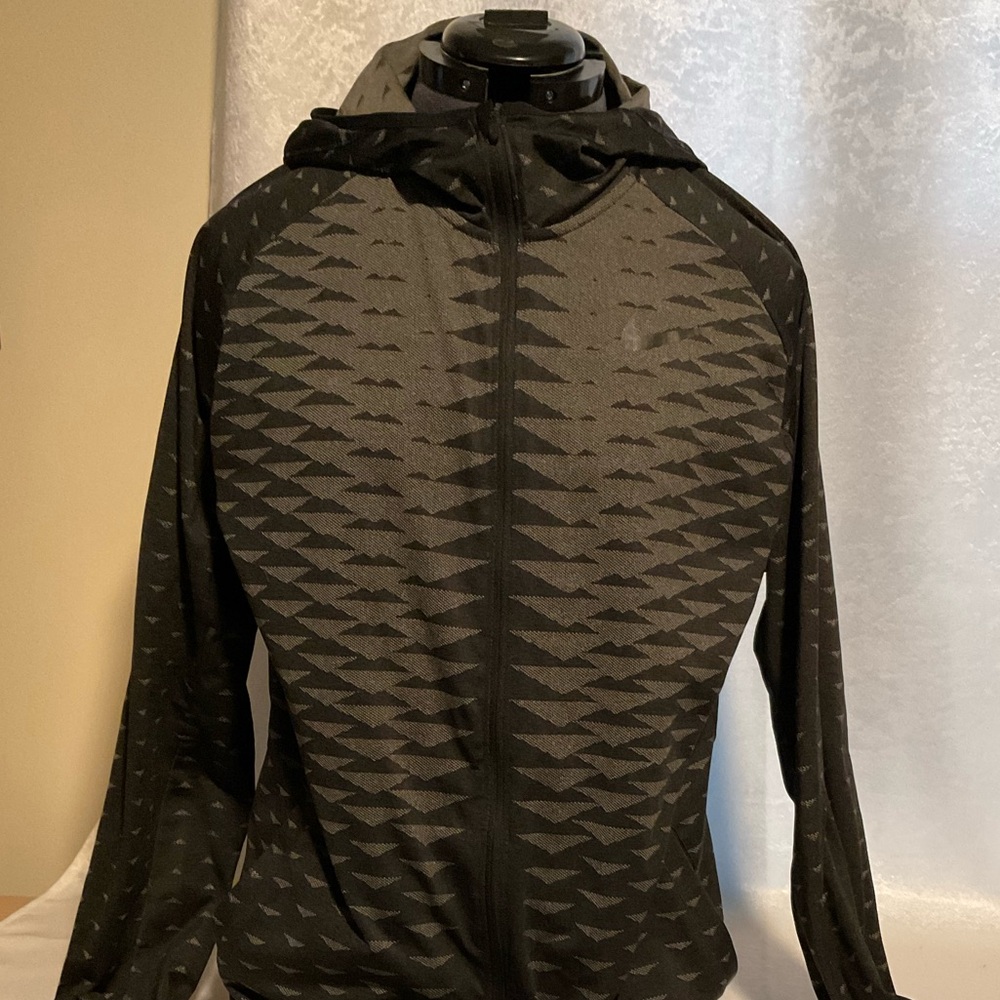 Nike Black and Gray Dri-FIT Hoodie